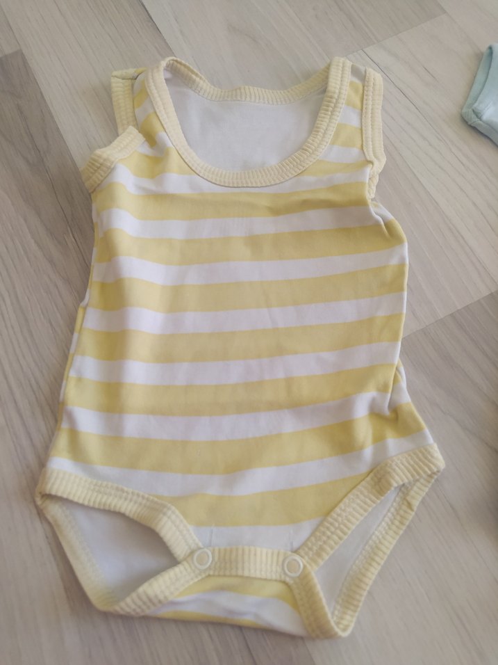 Mavi Pamuklu Erkek Bebek Çıtçıtlı Body iki adet - Görsel 3