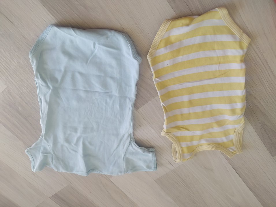 Mavi Pamuklu Erkek Bebek Çıtçıtlı Body iki adet - Görsel 4