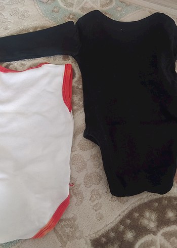 Kolsuz Düğmeli Erkek Bebek Body iki adet - Görsel 4