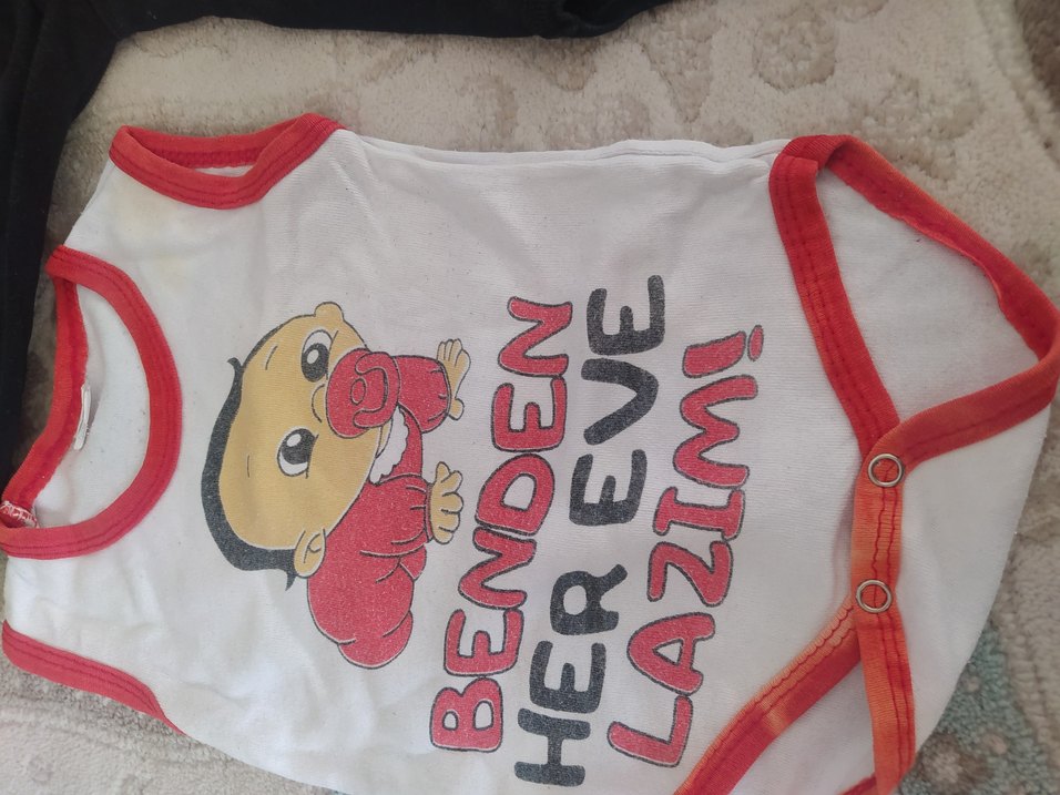 Kolsuz Düğmeli Erkek Bebek Body iki adet - Görsel 2