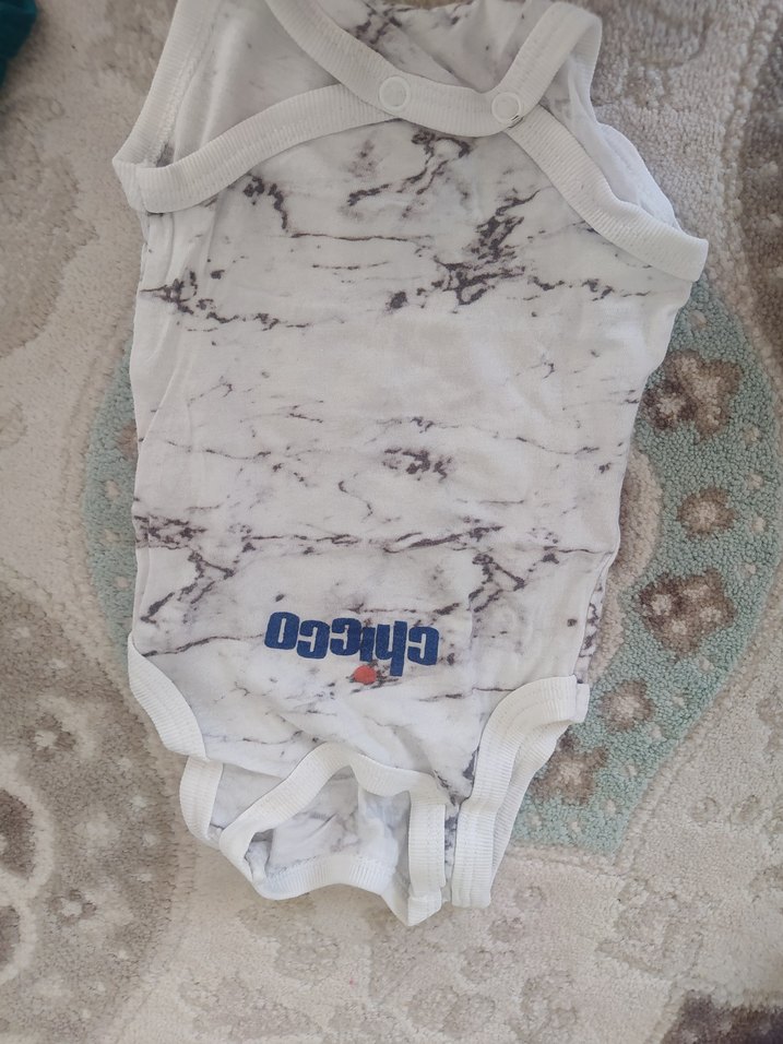 Uzun Kollu Yeşil Dinozor Baskılı Bebek Body iki adet - Görsel 4