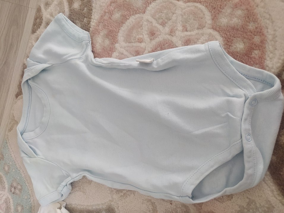 Kız Bebek Kısa Kollu Bebek Body iki adet - Görsel 3