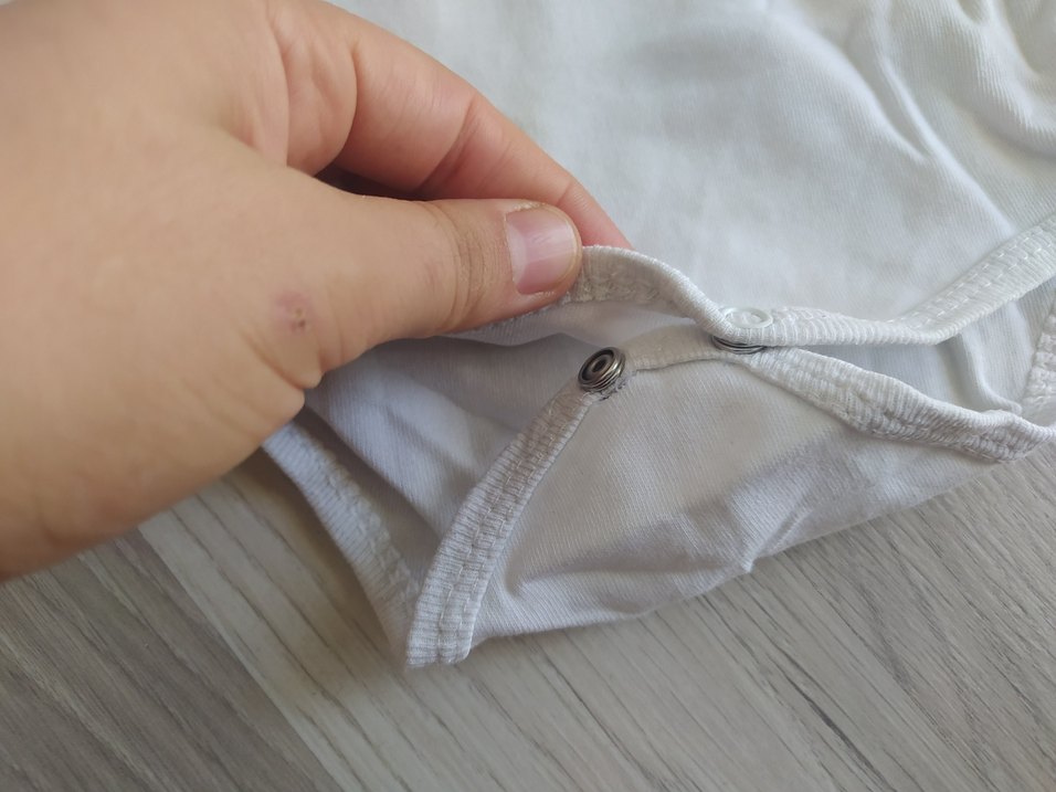 Beyaz Uzun Kollu Bebek Kız Body iki adet - Görsel 2