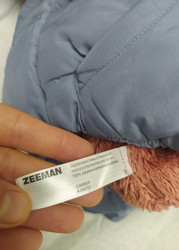 Gri Bebek Montu ve Eldiveni, Düğmeli - Görsel 8