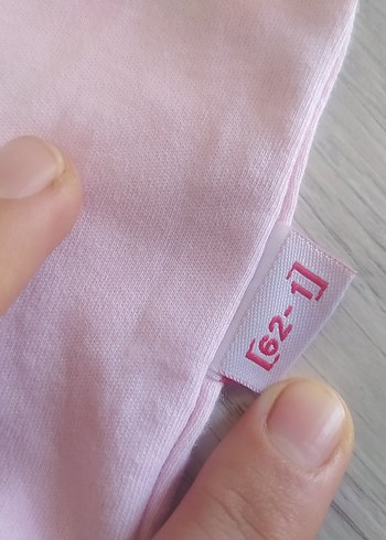 Pembe Örgü Bebek Kız Body - Görsel 3