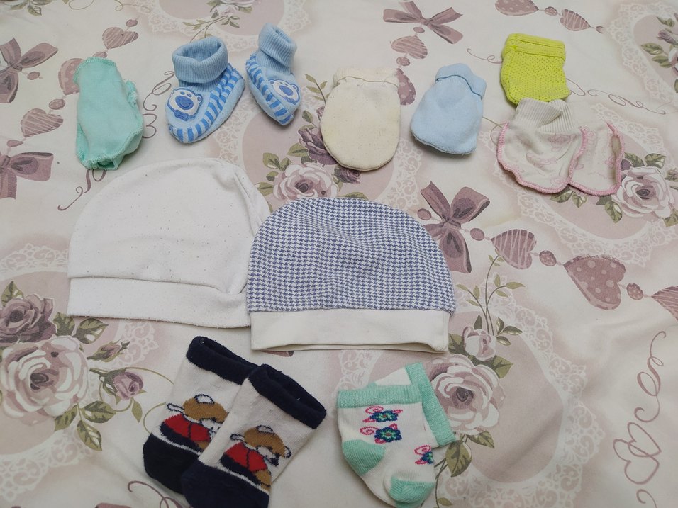 Bebek için pastel renkli uyku aksesuarları seti - Görsel 2