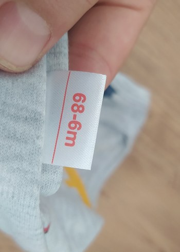 Gri Desenli Erkek Bebek Kolsuz Body - Görsel 3