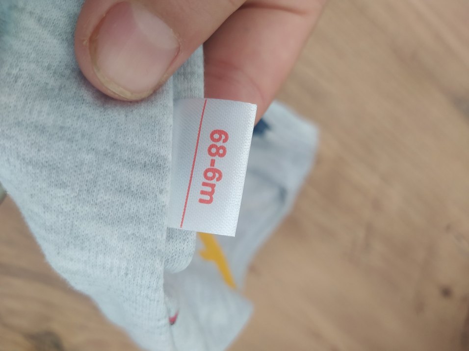 Gri Desenli Erkek Bebek Kolsuz Body - Görsel 3