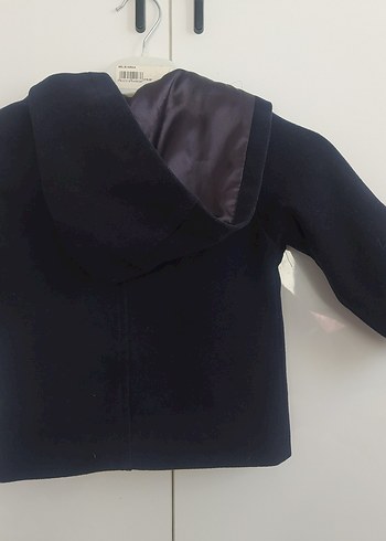 Erkek Çocuk Lacivert Düğmeli Kaban - Görsel 4