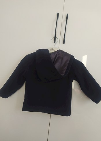 Erkek Çocuk Lacivert Düğmeli Kaban - Görsel 3