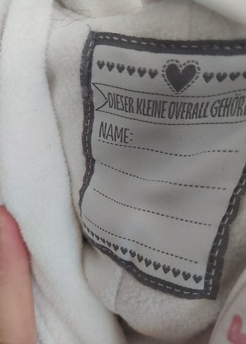 Gri Desenli Kürklü Bebek Tulumu sıcacık - Görsel 4