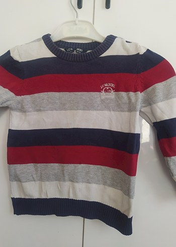 Çizgili Erkek Çocuk Triko Kazak iki adet - Görsel 2