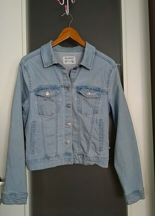 Pull & bear açık mavi Kot ceket