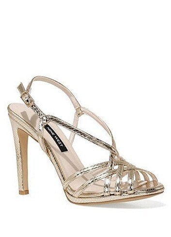 Nine West Nine West gold stiletto 