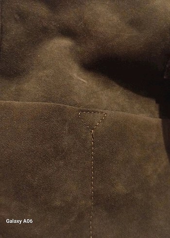 Zara Yesil Süet Kadın Omuz Çantası