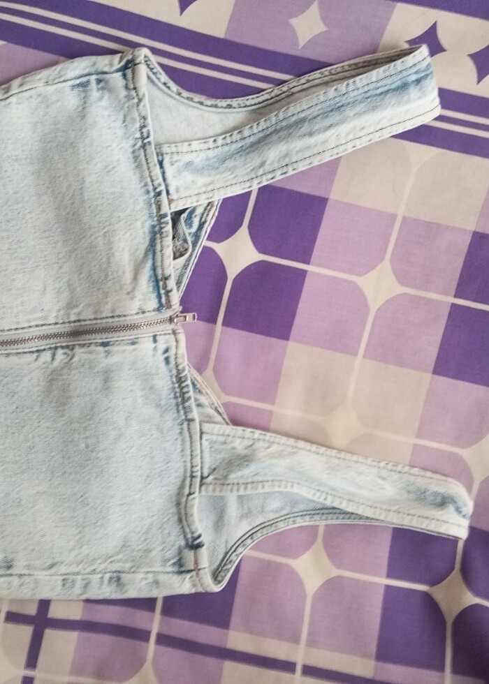 Mini üst Kot Crop - Görsel 2