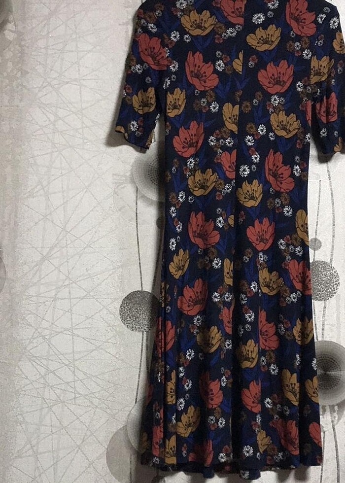 DeFacto Çiçekli Midi Boy Elbise - Görsel 2