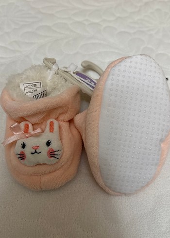 Kız Çocuk Pembe Peluş Ev Terliği - Görsel 3