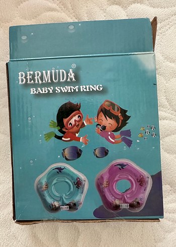 Renkli Bermuda Bebek Yüzme Simidi