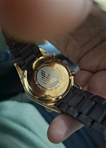 Emporio Armani Gri Modern Klasik Erkek Saati - Görsel 6