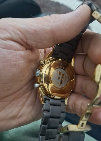 Emporio Armani Gri Modern Klasik Erkek Saati - Görsel 5