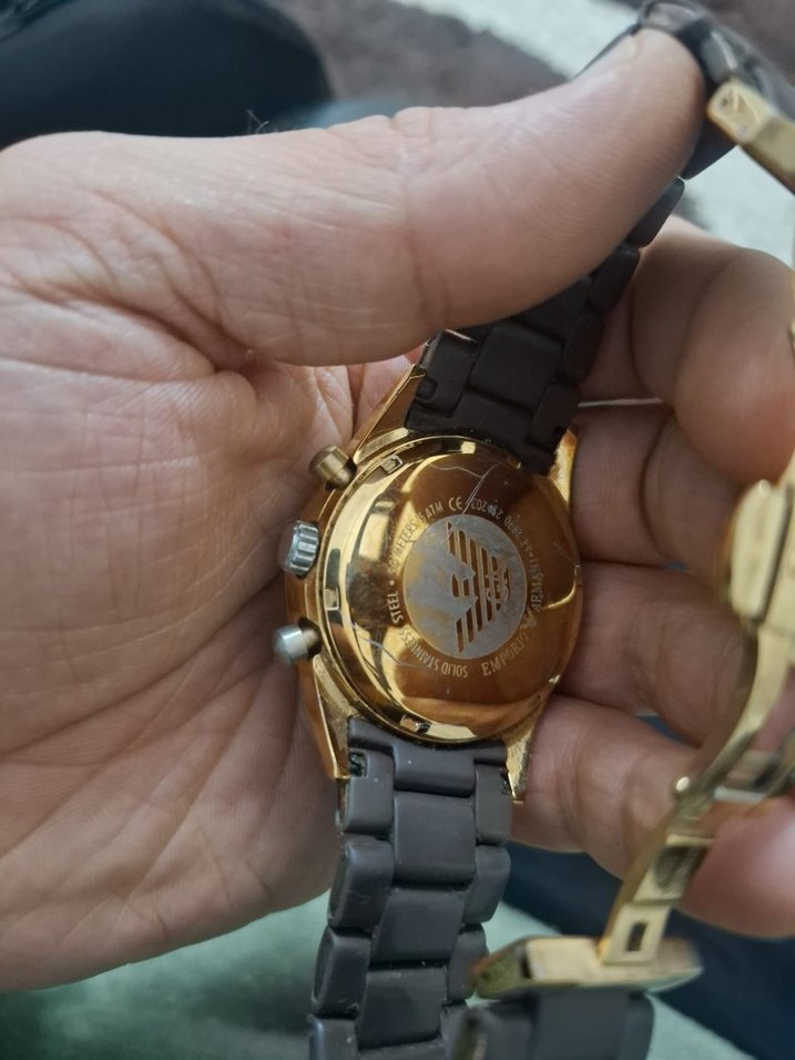 Emporio Armani Gri Modern Klasik Erkek Saati - Görsel 5