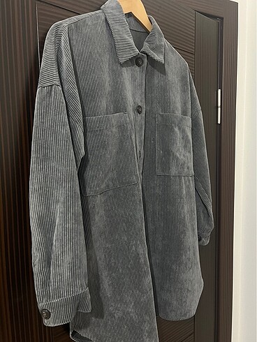 PULL&BEAR koyu gri ceket