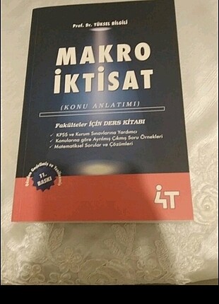 Makro iktisat 4t yüksel bilgili