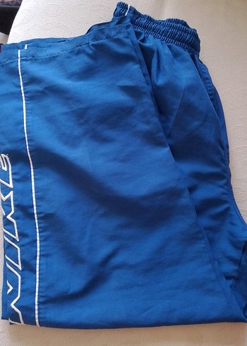 Mavi Fermuarlı Erkek eşofman altı - Görsel 2