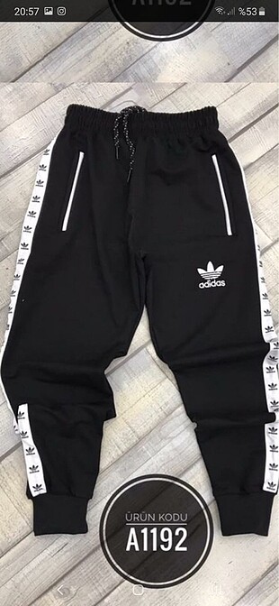 Adidas Garson Boy Siyah Esfofman Altı