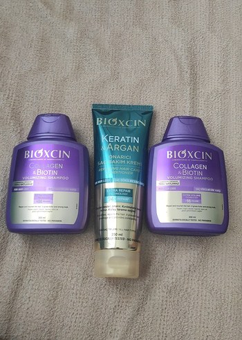 Bioxcin Collagen&Biotin Şamp. + Keratin&Argan Saç Bakım Kremi