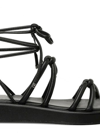 SiyahKadın Sandalet - Görsel 3