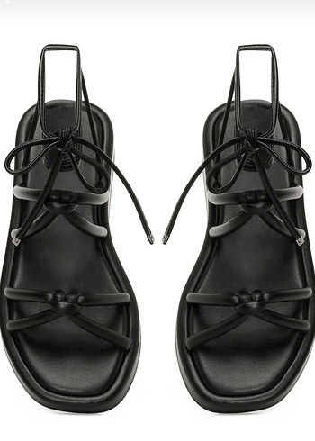 SiyahKadın Sandalet - Görsel 2