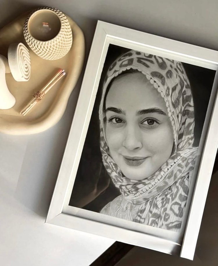 Karakalem Portre Özel Hediye - Görsel 3