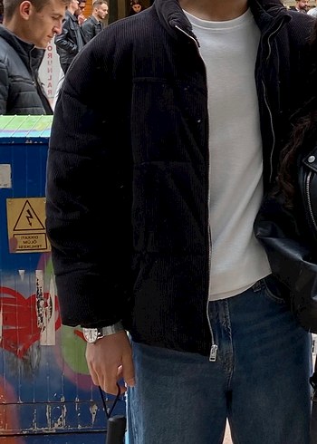 Bershka Bershka kadife mont