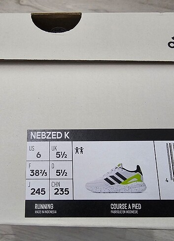 adidas NEBZED W Spor Ayakkabı 38,5 numara  - Görsel 8