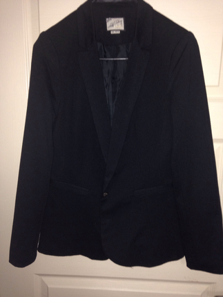 l Beden siyah Renk Blazer ceket