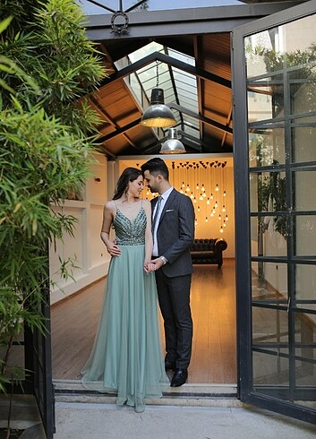 Firuze rengi söz&Nisan elbisesi 