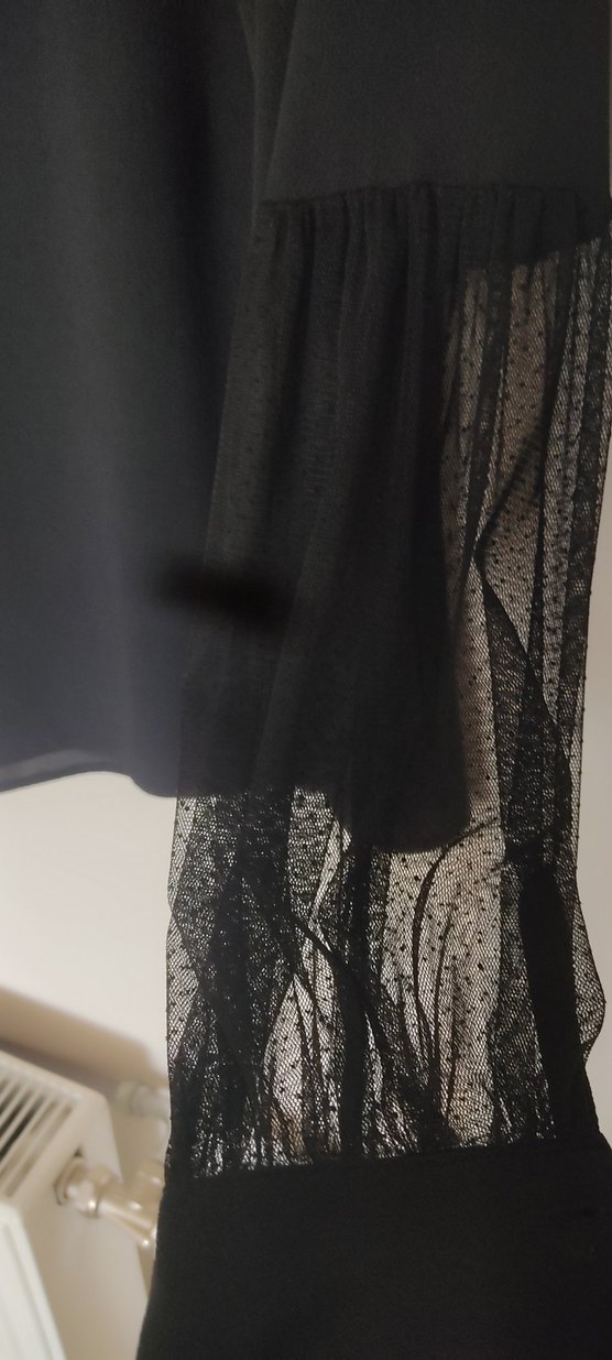 Siyah Uzun Kollu Basic Bluz - Görsel 2