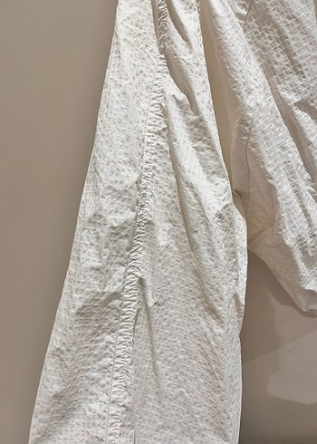 Beyaz Kemerli Kadın Ceket - Görsel 2