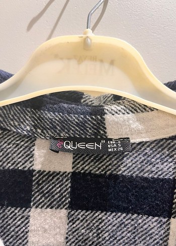 Düğmeli Uzun Kollu Ekose Gömlek - Görsel 2