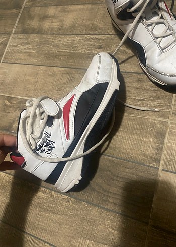 Beyaz Erkek Çocuk Spor Ayakkabı Velcro - Görsel 2