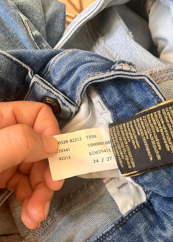 Gri Mavi Normal Kesim Kadın Kot Pantolon - Görsel 3