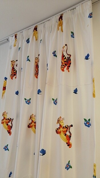 Taç Winnie The Pooh Fon Perde 2 mt
