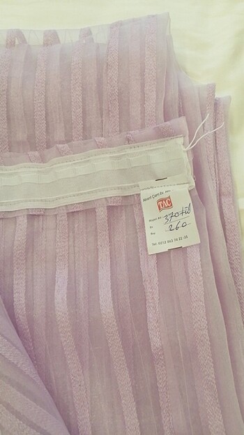 Taç Tül Perde Dikili en 3.70cm boy 2.60 ?