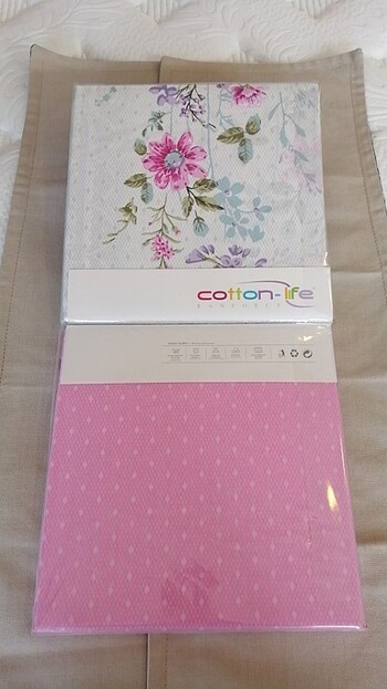 Diğer COTTON LIFE TEK KİŞİLİK NEVRESİM TAKIMI