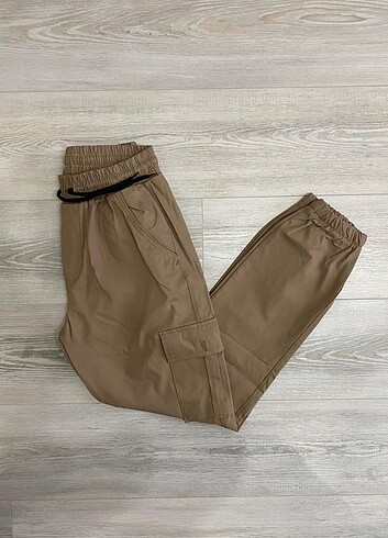 Bej Kargo Cep Pantolon