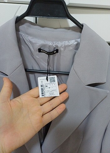 Defacto Gri blazer ceket