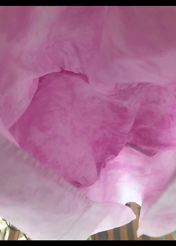 zara Pembe Fırfırlı Askılı Bluz - Görsel 3