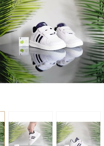 Adidas Erkek Beyaz Cırtlı Ortopedik Spor Ayakkabı
